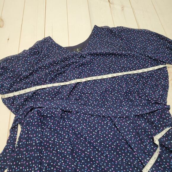 Jason Wu Polka dot shirred dress Knee length wrap tie back - Picture 6 of 9